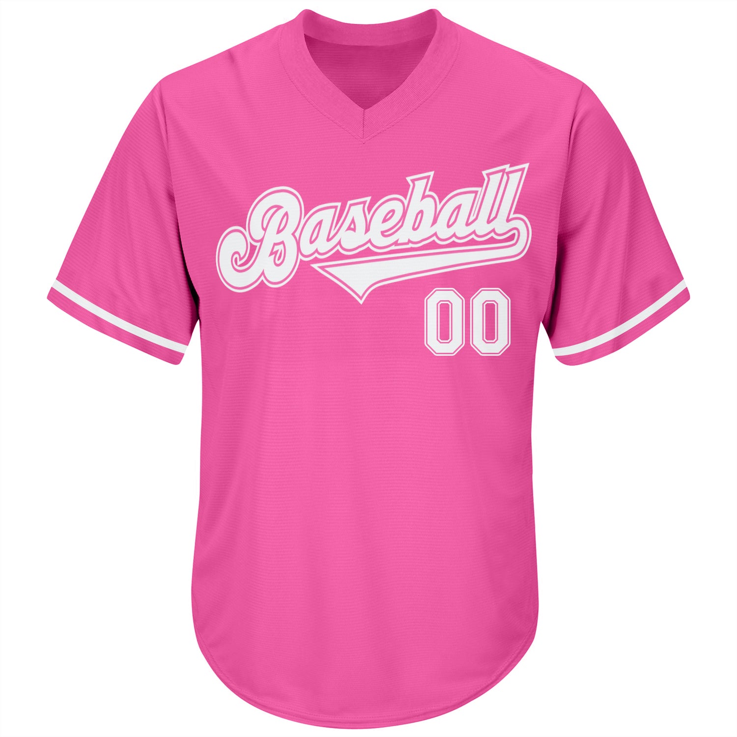 Hot pink baseball jersey cheap