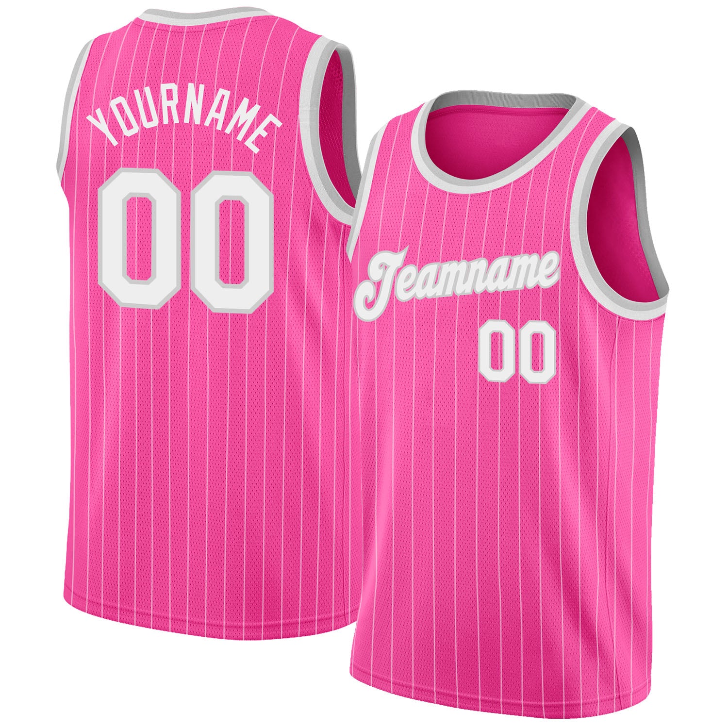 Custom Pink Light Blue-Black Authentic City Edition Basketball