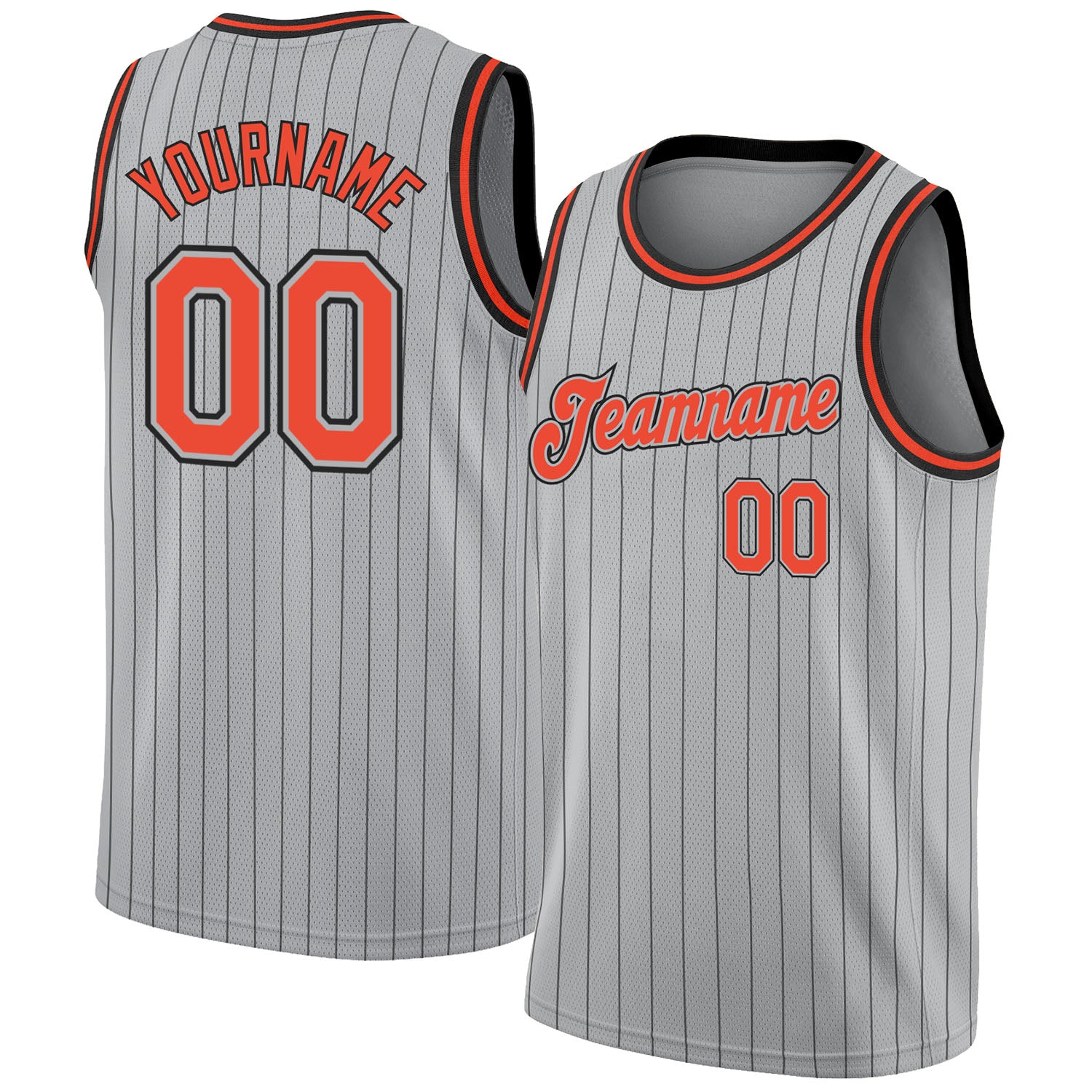 Cheap Custom Cream Gray Pinstripe Black Authentic Basketball Jersey Free  Shipping – CustomJerseysPro