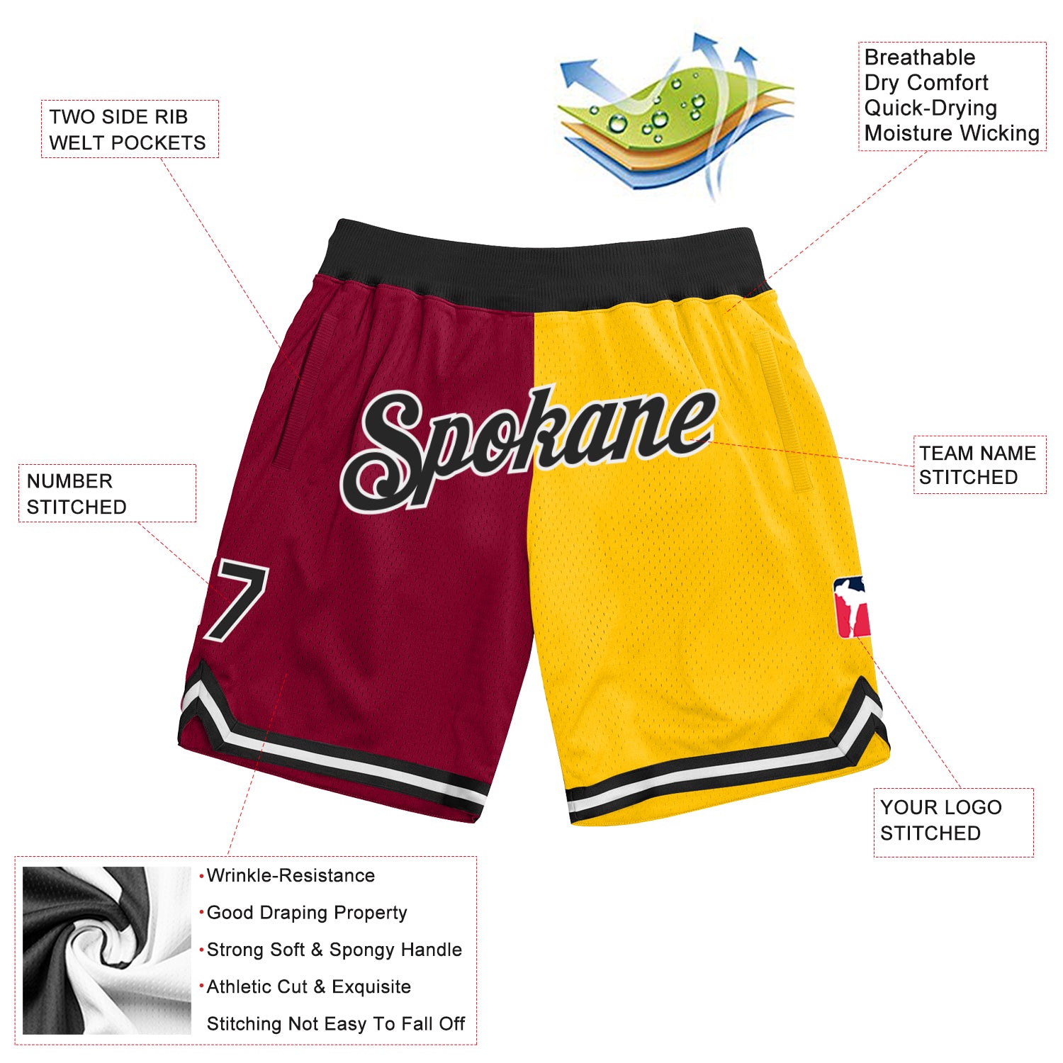 Authentic Basketball Shorts – Forever Hustle Clothing