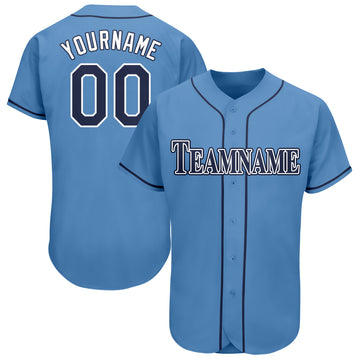 Custom Powder Blue Baseball Jerseys, Baseball Uniforms For Your Team