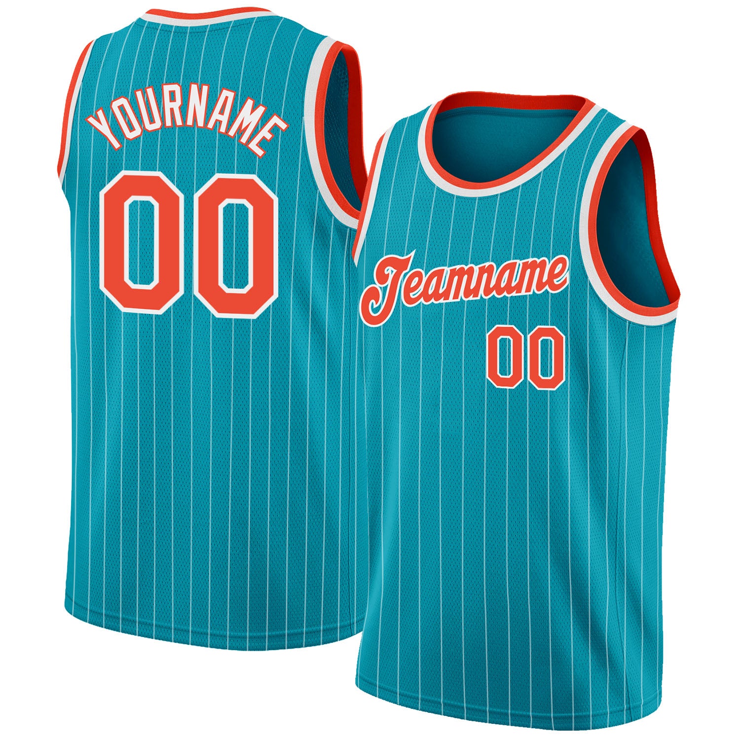 Blue Lake - Customized Basketball Jersey Design Striped-XTeamwear