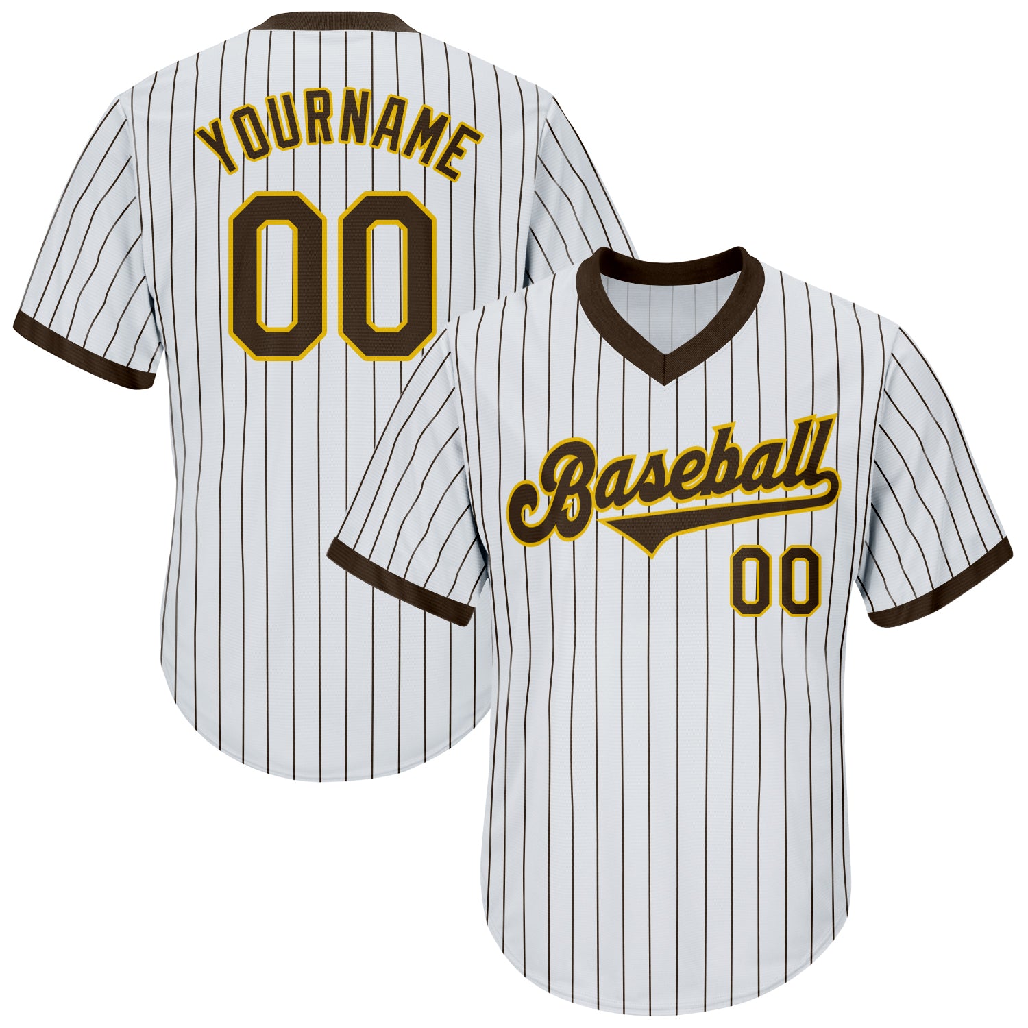 Custom Black Purple-Gold Authentic Baseball Jersey